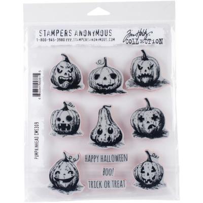 Stampers Anonymous Tim Holtz Cling Stamps - Pumkinhead